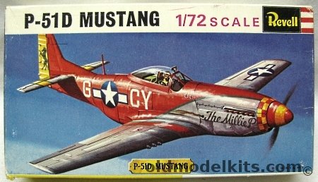 Revell 1/72 North American P-51D 'The Millie P', H619 plastic model kit